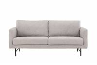 Sky sofa 3-personers lys brunt stof