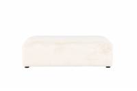 Davie puf 100x100cm beige fleece