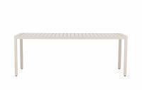 Giardini udend&oslash;rs spisebord 200x90cm beige aluminium