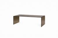 Telemark sofabord 120x60cm glas brun