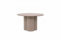 Olivia sofabord &Oslash;80cm MDF lys brun