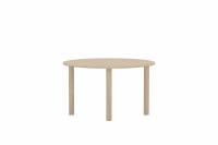 Hilo ovalt spisebord 130x110x75cm MDF natur