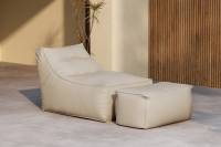 Redang udend&oslash;rs Loungestol med Ottoman beige