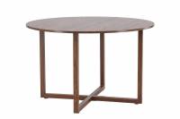 Durango spisebord &Oslash;120cm MDF m&oslash;rk brun