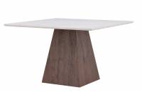 Cael spisebord 120x120cm MDF lysegr&aring;