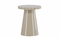 Krull sidebord &Oslash;45cm MDF beige