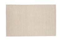 Marta gulvt&aelig;ppe i h&aring;ndv&aelig;vet uld 200x300cm creme