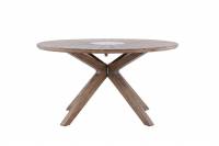 Rosario havebord rundt &Oslash;140cm akacia