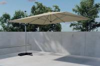 Ita h&aelig;ngeparasol 294x256x294cm beige