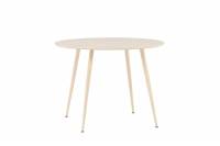 Plaza spisebord &Oslash;100cm MDF natur