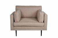 Boom l&aelig;nestol 110 cm polyester brun