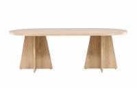 Bootcut spisebord 230x115cm MDF natur