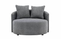 Kelso sofa 2-personers gr&aring; fleece