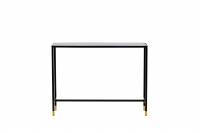 Dipp sidebord 100x30cm med gladbordplade sort