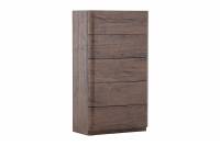 Noble kommode med 5 skuffer MDF mocca