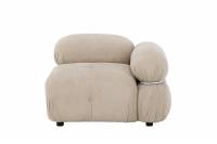 Mika modul sofa 95x70cm venstrehj&oslash;rne beige
