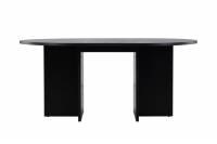 Strada spisebord forl&aelig;ngeligt 120/170 x 120x74 cm sort