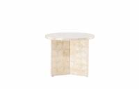 Sm&ouml;gen sofabord &Oslash;40 capiz beige