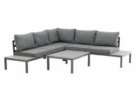 Odense havem&oslash;bels&aelig;t med hj&oslash;rnesofa og bord gr&aring;