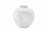 Globe vase &Oslash;28cm keramik beige