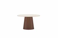 Lanzo rundt spisebord &Oslash;120cm MDF brun