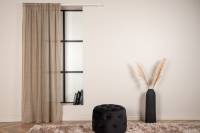 Elena gardiner i 100% polyester 135x240cm beige
