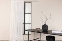 Elena gardiner i 100% polyester 135x240cm hvid