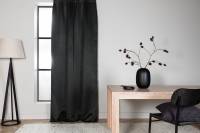 Evelyn gardiner 80% polyester, 20% bomuld 135x290cm sort