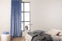Mary gardiner i 100% polyester/velour 135x250cm bl&aring;
