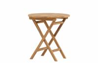 Kenya caf&eacute;bord foldbar &Oslash;70cm teak natur
