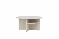 &Aring;lesund sofabord &Oslash;85cm MDF beige