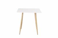 Polar spisebord 80x80cm MDF hvid