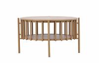 Rubbo sofabord 80x50 cm natur tr&aelig;look
