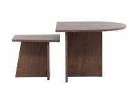 Sala sofabord s&aelig;t  60x45cm og 40x35cm MDF brun