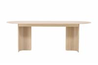 Tyres&ouml; spisebord 220x100cm MDF og krydsfiner natur