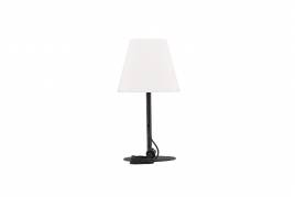 Moris bordlampe &Oslash;28&times;52 cm Sort/hvid