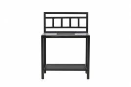 Alicante outdoor k&oslash;kkenbord med &aring;bning 90x60cm sort