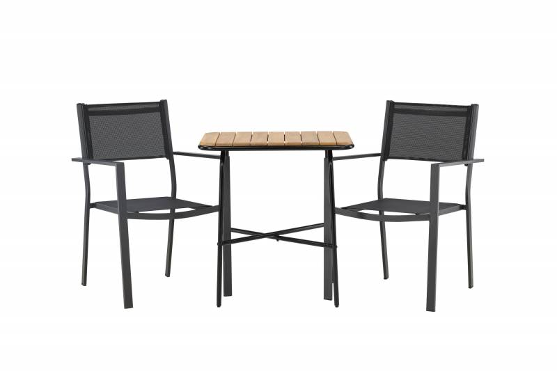 Holmbeck caf&eacute;s&aelig;t med bord 70x55cm og to Copacabana stole