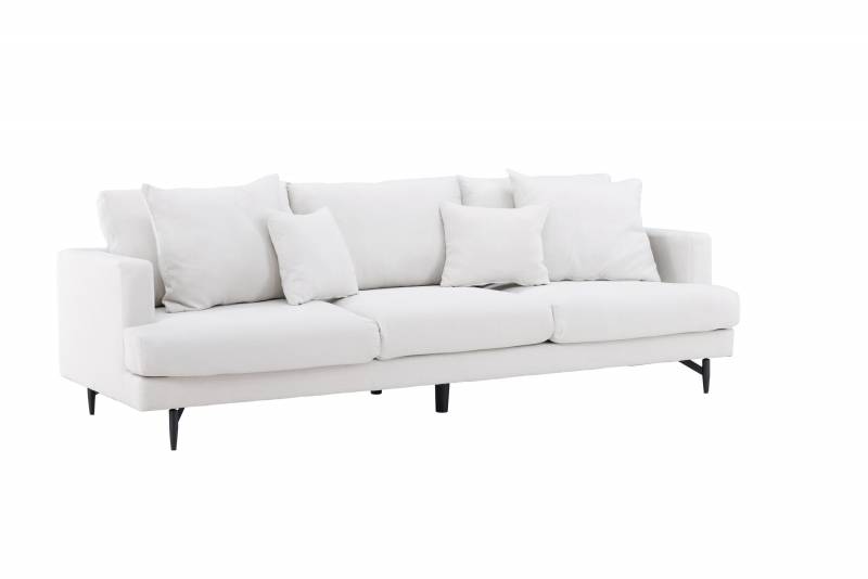 Sofia sofa 3-personers i beige stof