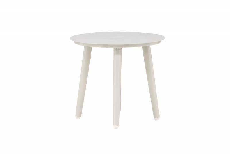 Lina sidebord &Oslash;40cm aluminium beige