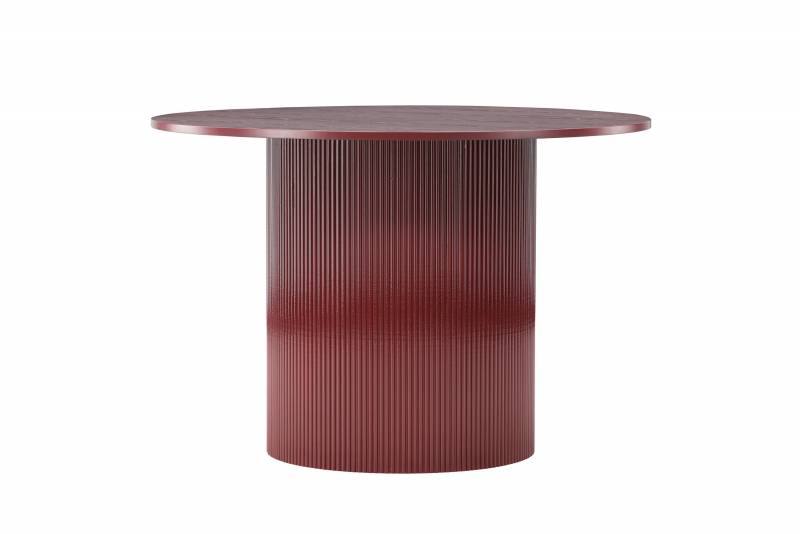Lenox rundt spisebord &Oslash;110cm MDF r&oslash;d