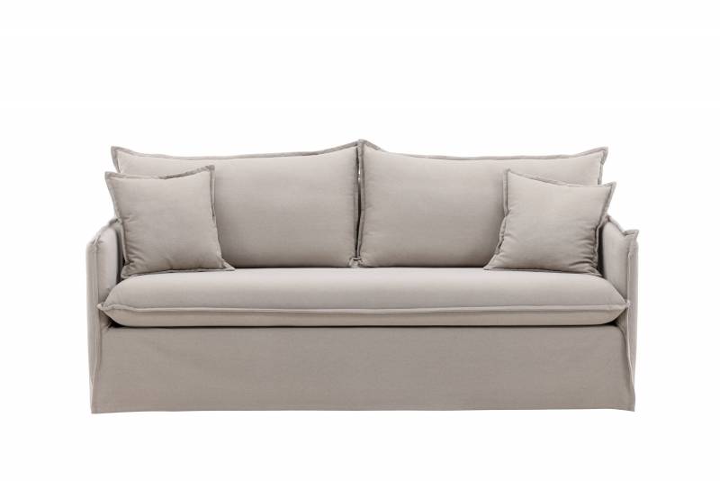 Nova sofa 3-personers Polyester/Linen lys brun