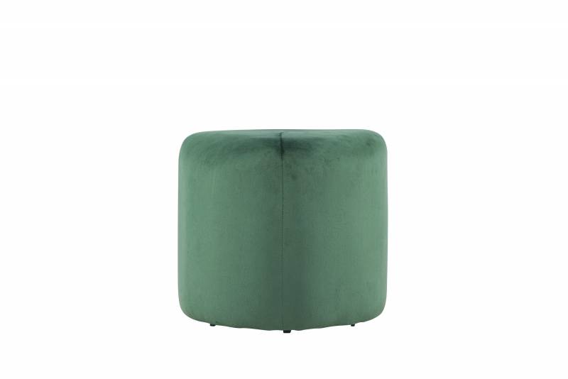 Peg puf &Oslash;46cm i polyester velour gr&oslash;n