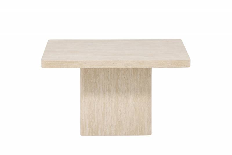 Qvart sofabord 80x80x46 cm MDF beige
