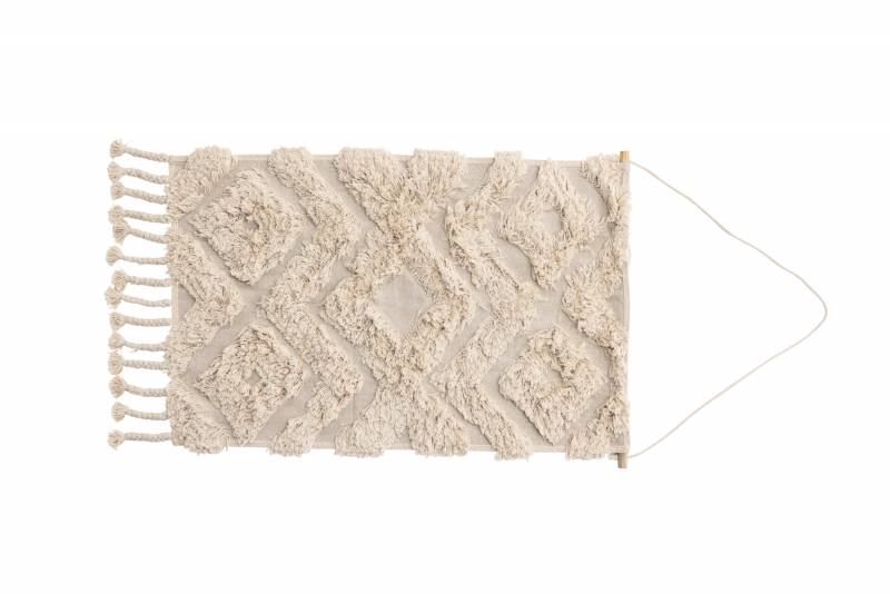 Hilda v&aelig;gt&aelig;ppe 100 % bomuld 50x80cm offwhite