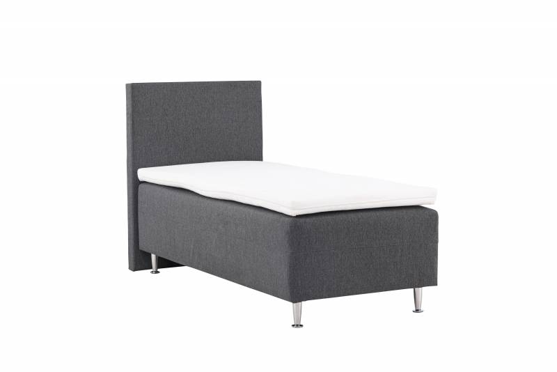 Mesa enkeltseng med gavl 90x200cm m&oslash;rkegr&aring;