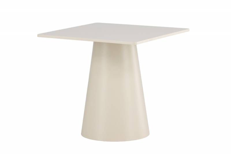 Lanzi spisebord 80x80cm MDF beige