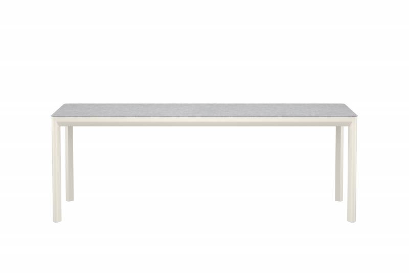 Lino havebord 220x100cm keramisk glas beige