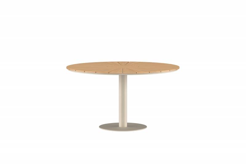 Croft rundt havebord &Oslash;120cm teak beige