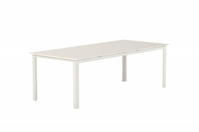 Levels havebord 229x100cm i nonwood og aluminium beige